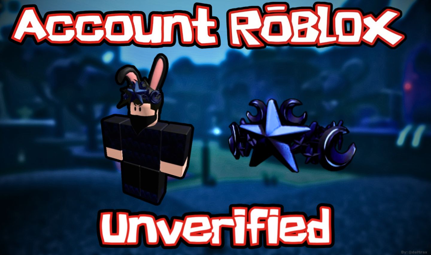 CONTA ROBLOX ANTIGA 2017 COM TOYCODE NAVY QUEEN OF THE NIGHT [UNVERIFIED]