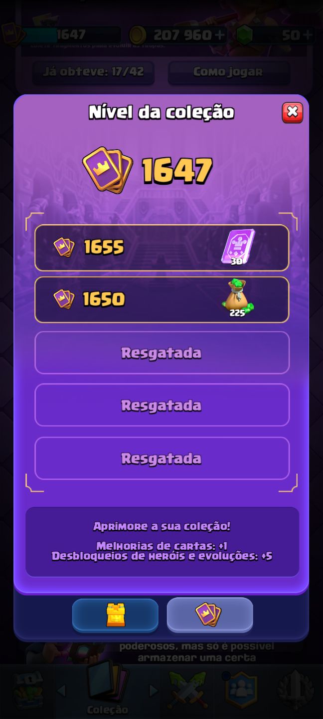 CONTA CLASH ROYALE 13.000 TROFÉUS