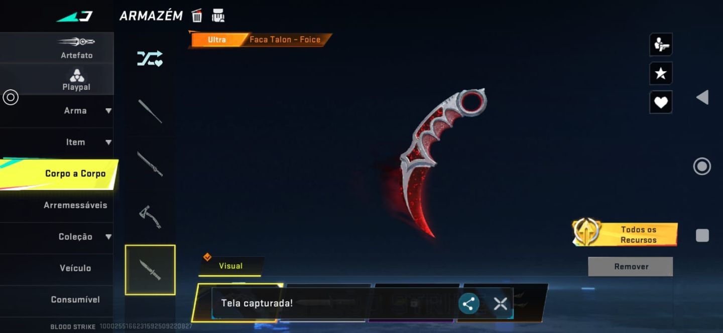 Conta blood strike muitas skins de armas e personagens,LVL 50