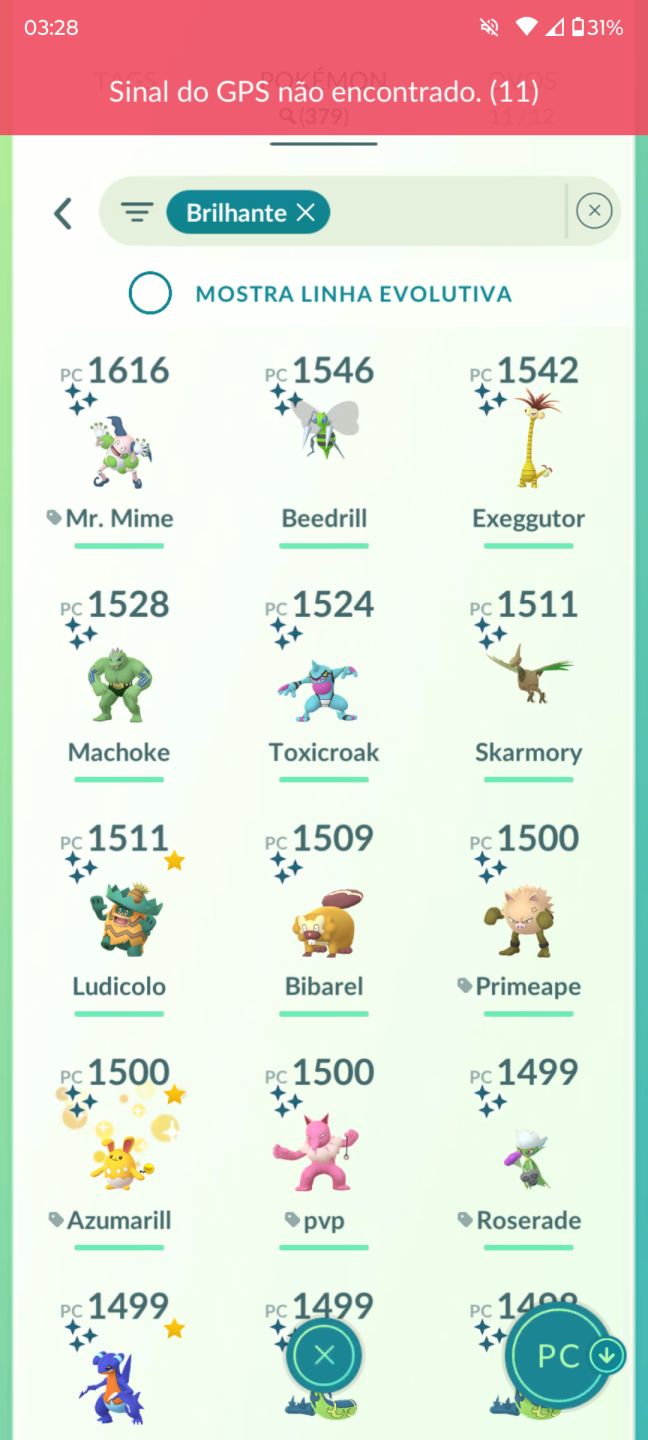 CONTA POKÉMON GO DE 2021 COM MUITOS SHINY