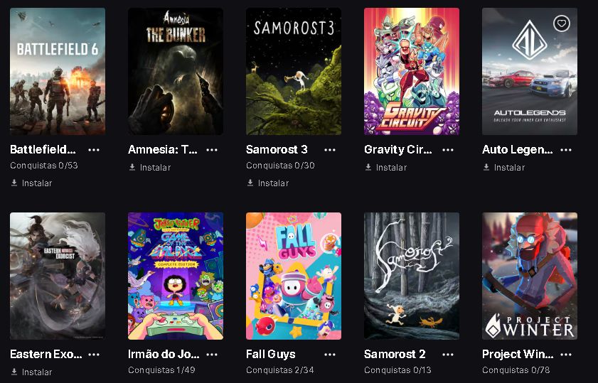 CONTA EPIC GAMES COM 50+ JOGOS