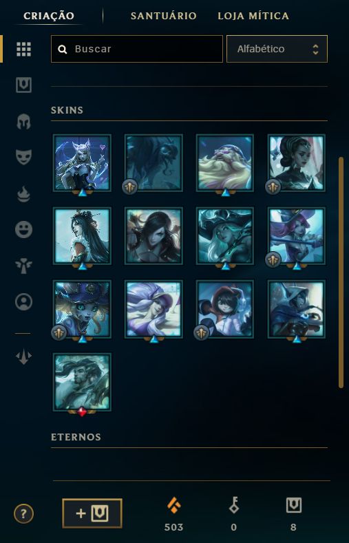 CONTA VALIOSA LOL LEVEL 322 - 334 SKINS NO TOTAL