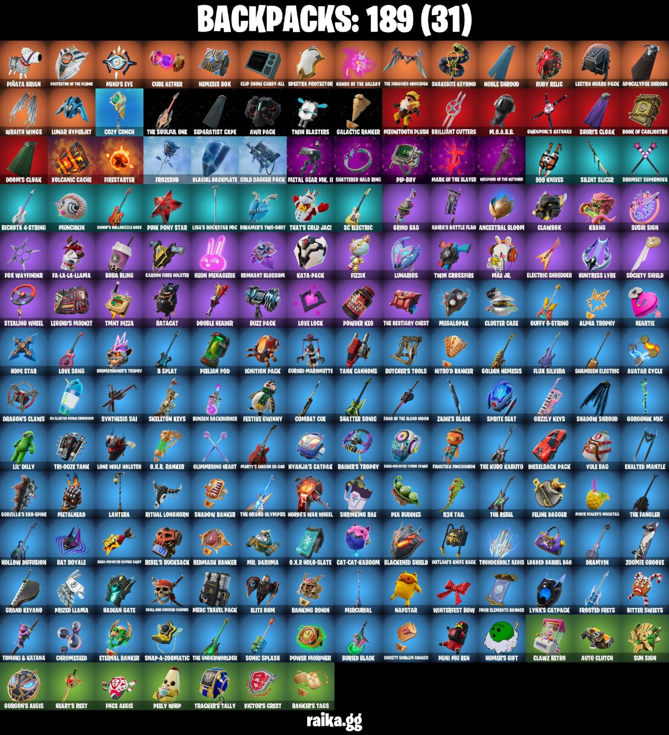 75 Skins - Solid Snake, Prowler, War Machine, Doom Slayer, Emma Frost 300 vbucks