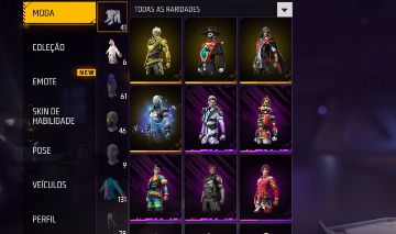 FREE FIRE ANTIGO - CONTA TOP, RARA E COMPLETA 4