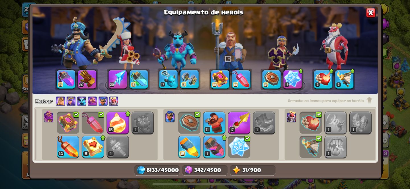 CONTA DE CLASH ROYALE/ OF CLANS/ HAY DAY