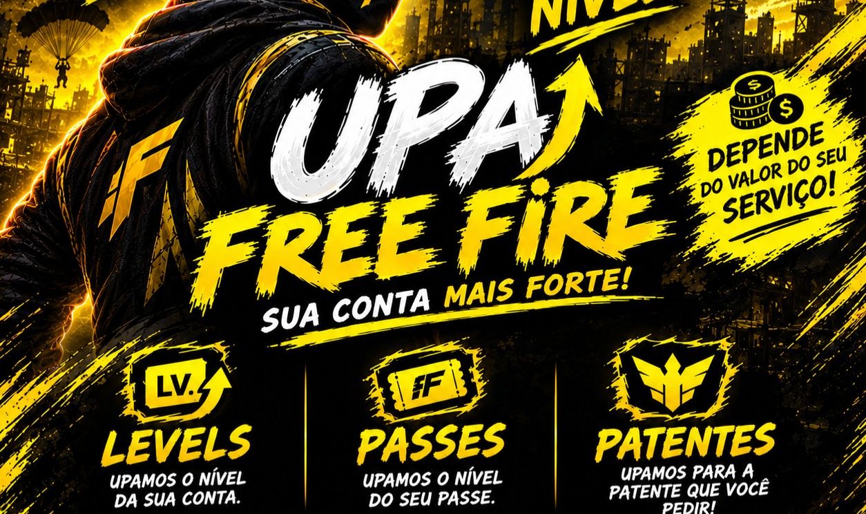 UPAMENTO DE CONTAS FREE FIRE