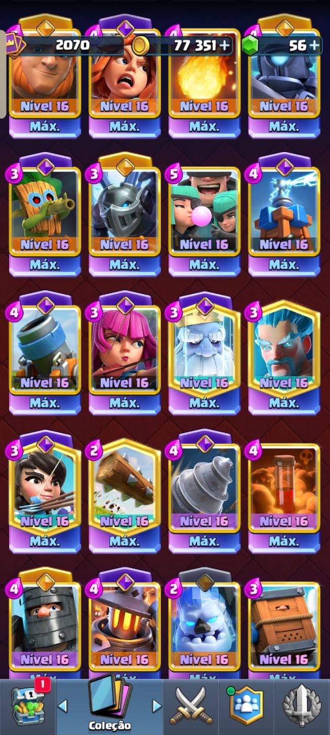Clash Royale 6 Anos | Rei Max | 48 Max | 31 Evo | 11 Campeões | Pass