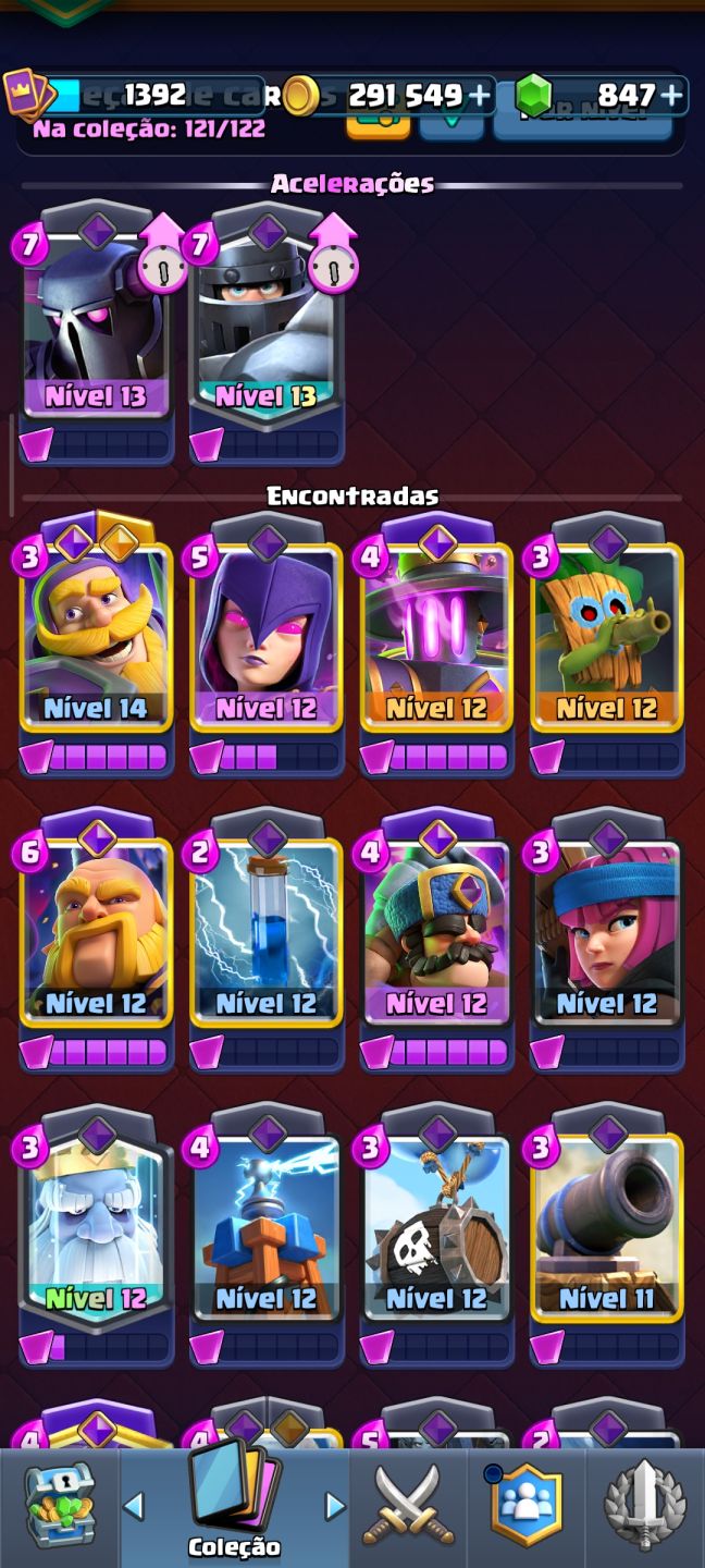 Custo benefício Conta Clash Royale - Rei 13 | Conta Clash of Clans CV13