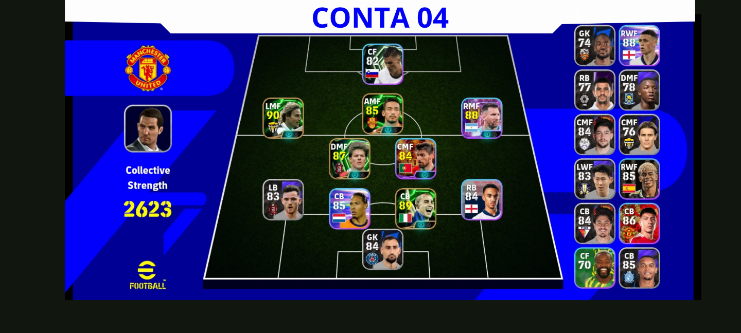 Contas Efootball Iniciais com Épicos/big Times Garantidos! Vol. 07
