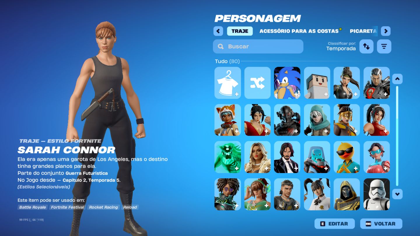Conta fortnite 80 skins incluindo de passes entrega na mesma hora da compra