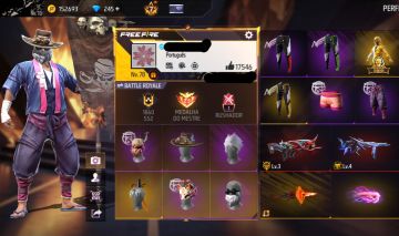 CONTA DE FREE FIRE GEMADA COM PRIMEIRO E SETIMO PASSE TROCA NICK UMP XM8 ATT
