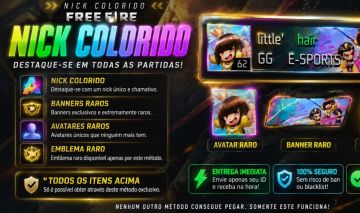 Nick colorido ff