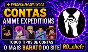 (MELHOR PREÇO) CONTAS ANIME EXPEDITIONS - REROLL,GEMAS, UNIDADES, (ROBLOX)