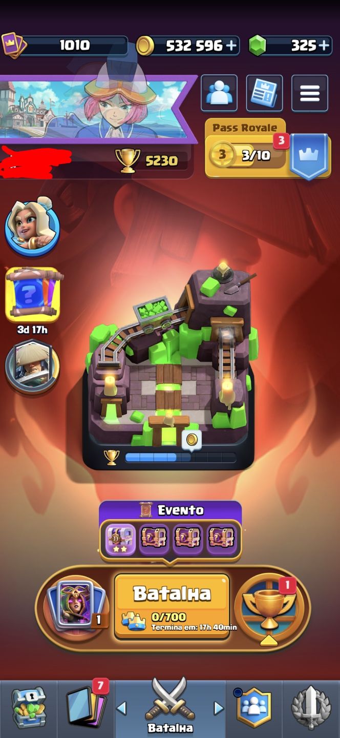 Conta de Clash royale no preçinho pra sair logo 5000+ troféus