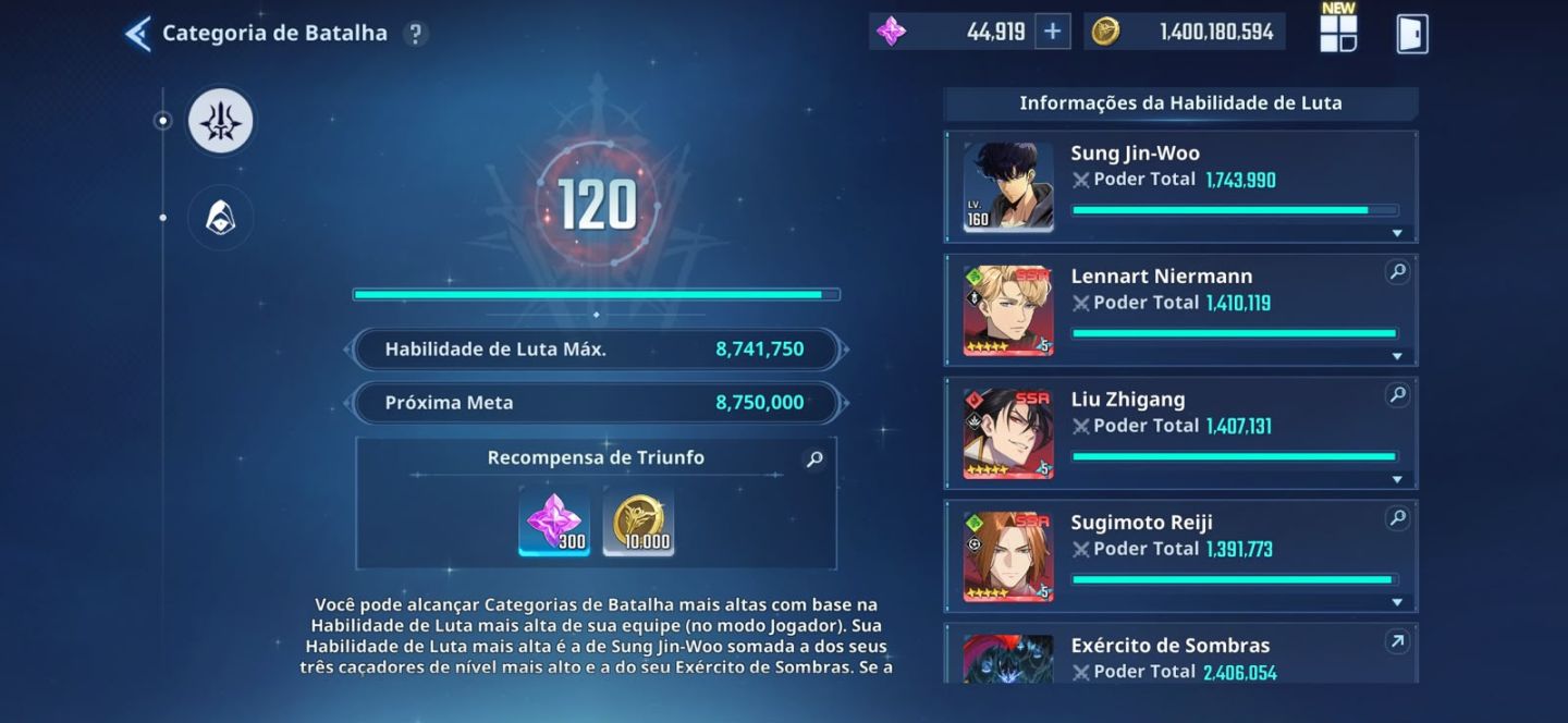 Conta SLA, Upada 50k Gema+ Bilhete