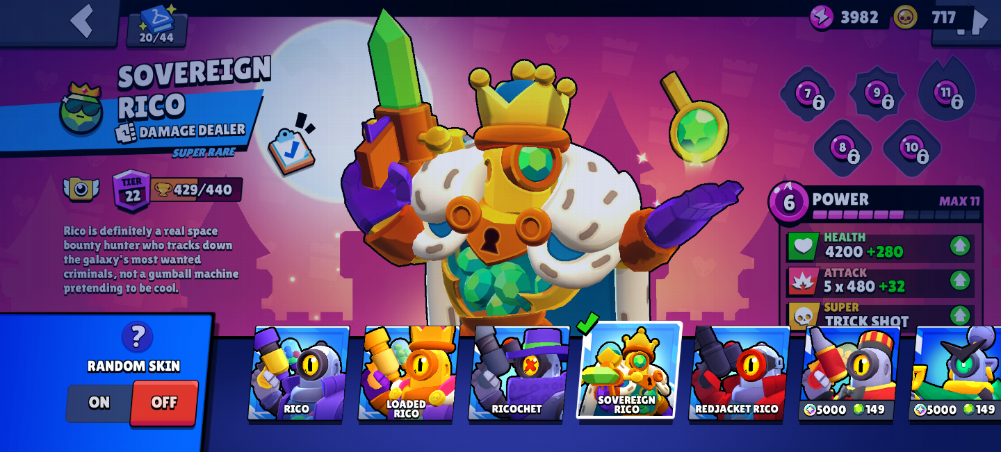 CONTA DE BRAWL STAR DE 2019!!!
