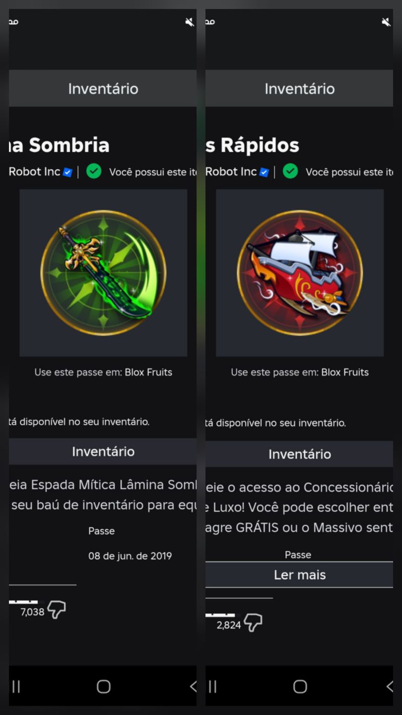 CONTA ROBLOX COMPLETA - MULTI-JOGOS BLOX FRUITS