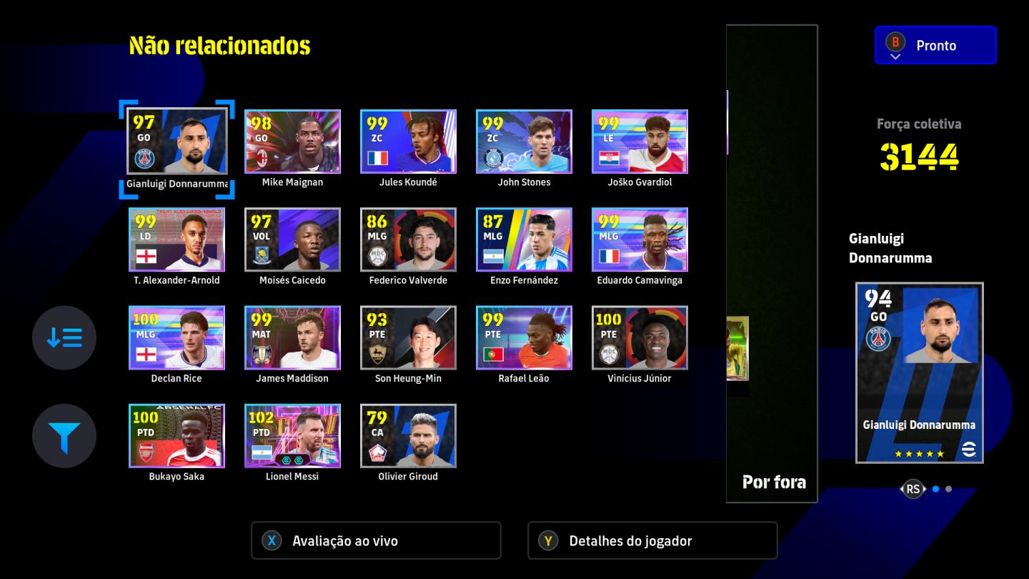 CONTA EFOOTBALL (STEAM) COM CAFU SCHOLES STOICHKOV E NEYMAR E COMPANIA