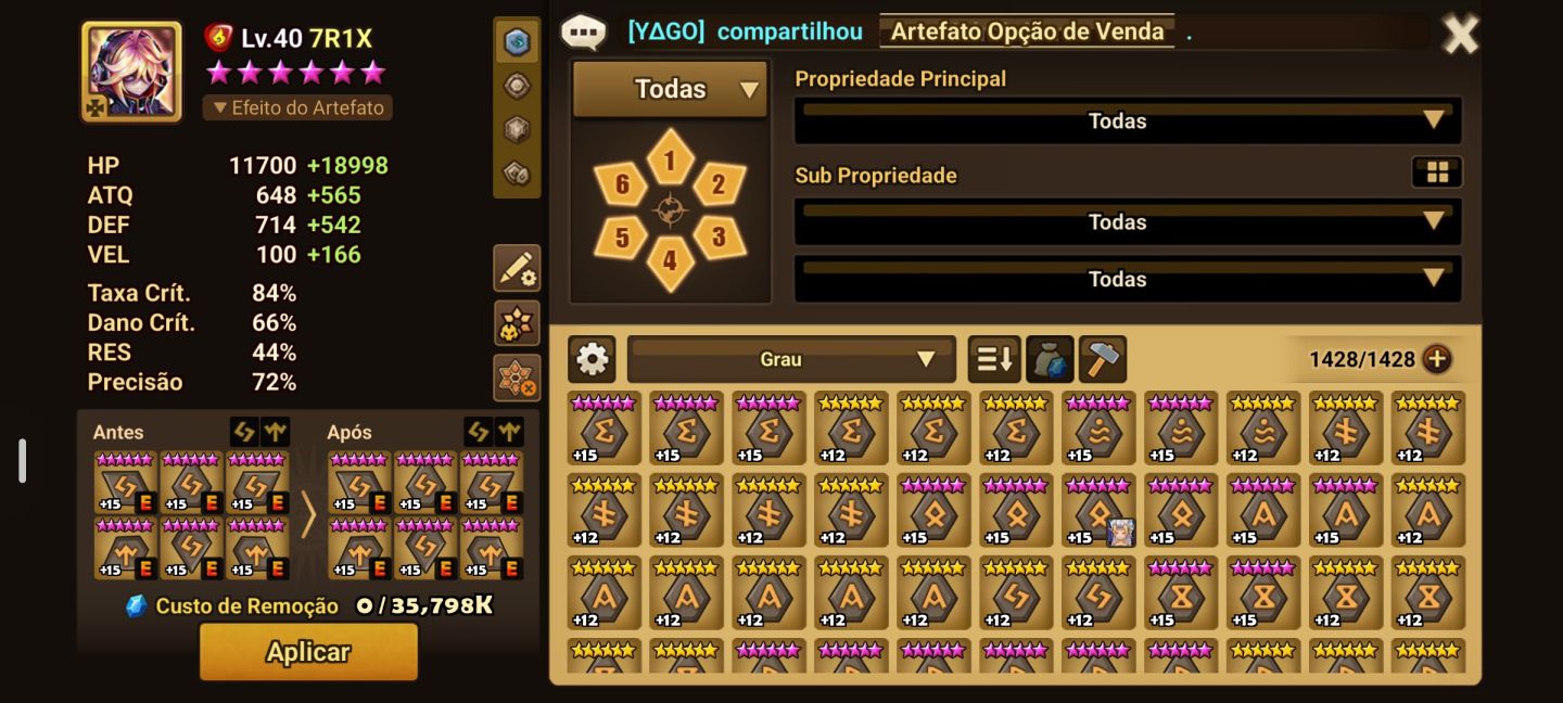 CONTA SW LATE GAME COM DOUBLE LD