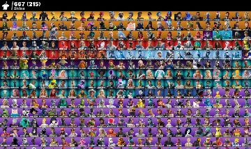 Conta Fortnite OG com 667 skins RARA