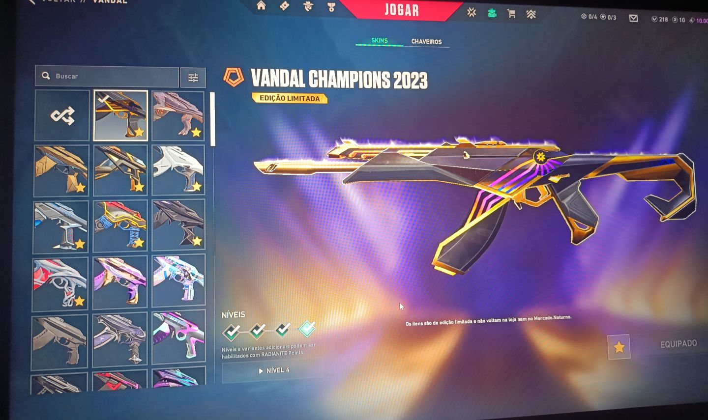 Conta valorant e lol Champions 23