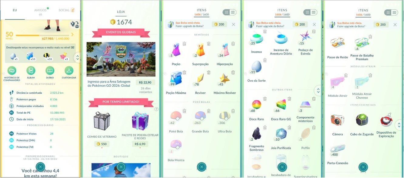 CONTA POKEMON GO LEVEL 51 | 106 LENDARIO | 50 BRILHANTE | MEWTWO IV 100