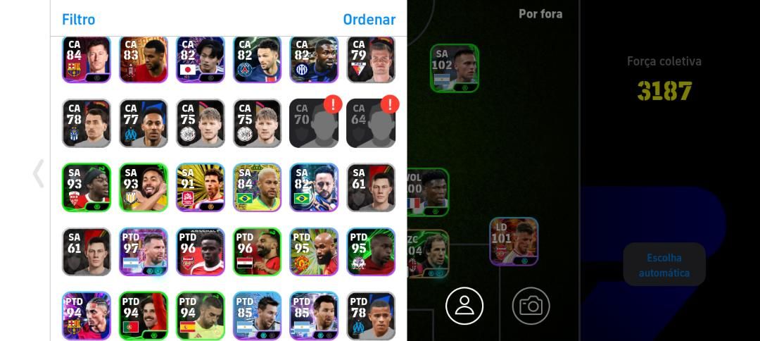 CONTA TOP - eFootball - 3187FC Basten/ Raúl / Cannavaro /Baresi / ParkJiSung