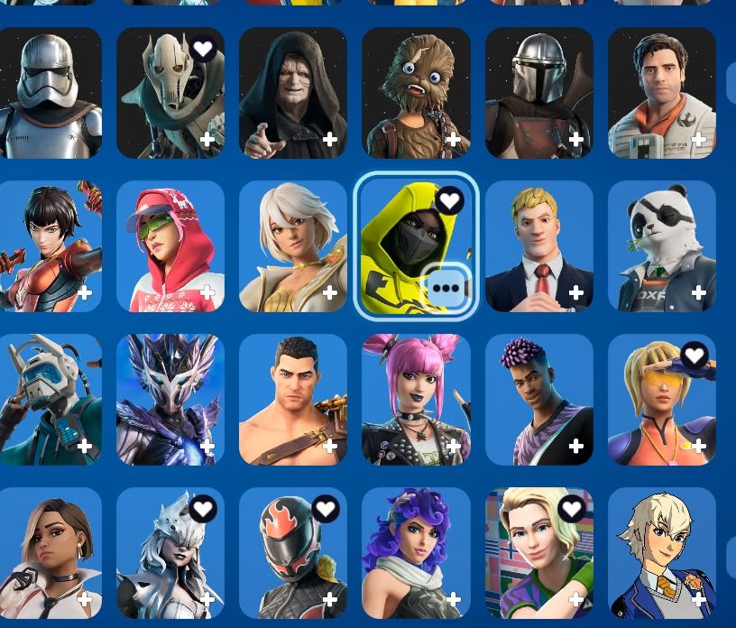 Conta Fortnite com 217 skins !