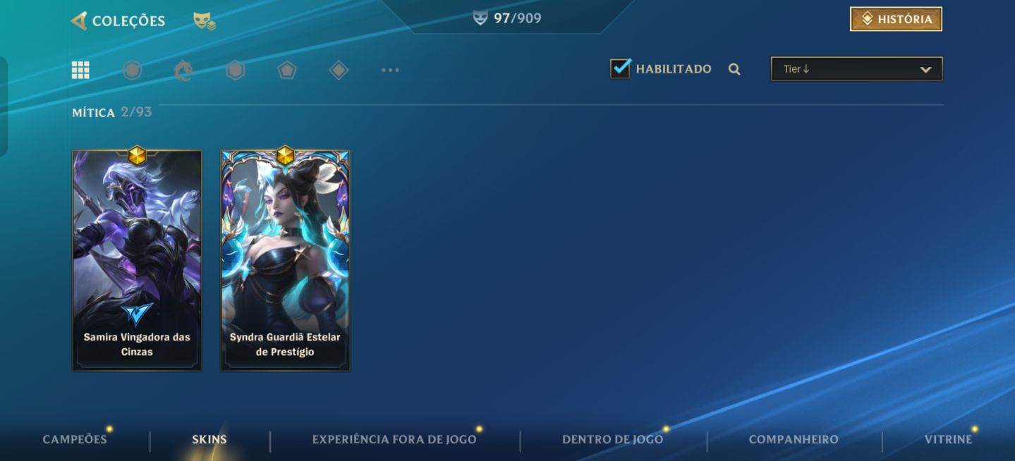 Conta a valor de desapego