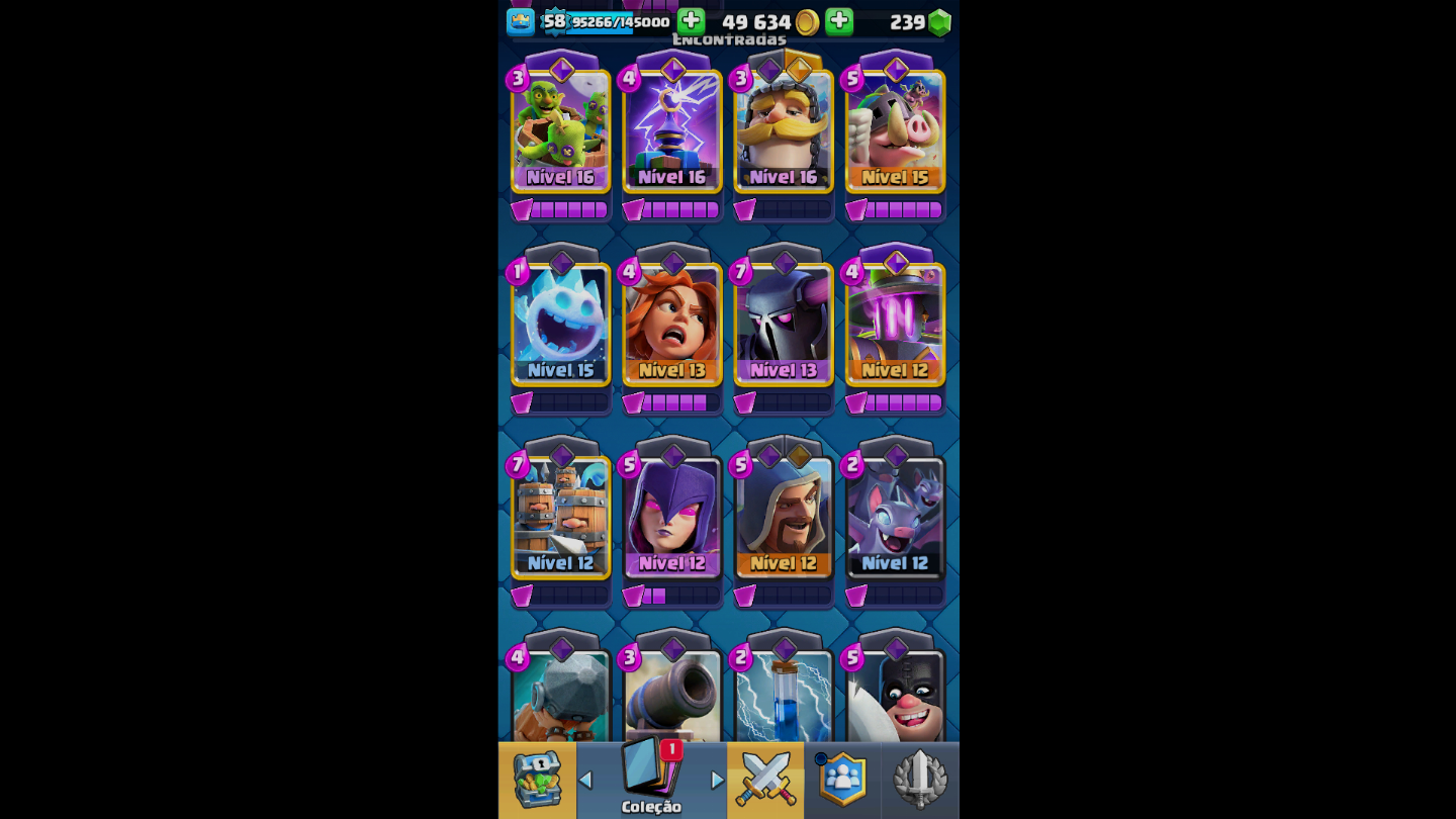 Conta de clash muito avançada com 10500 trofeus muito boa e falou negociavel!!!
