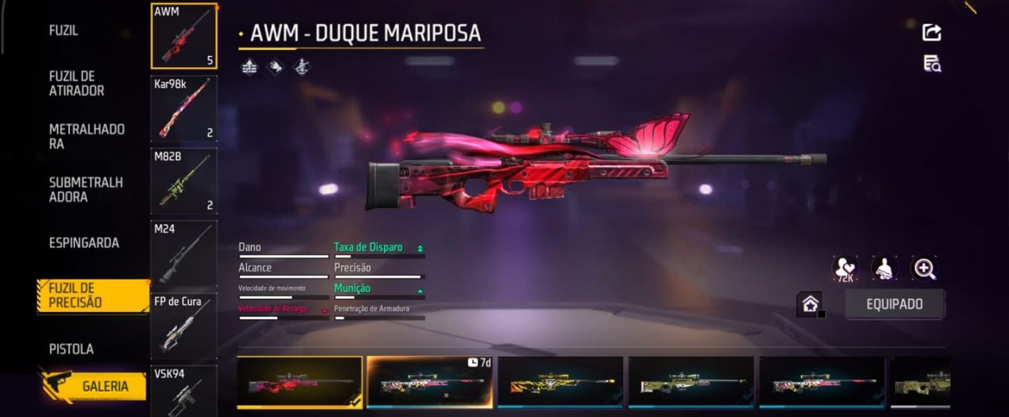 Conta Free Fire a venda
