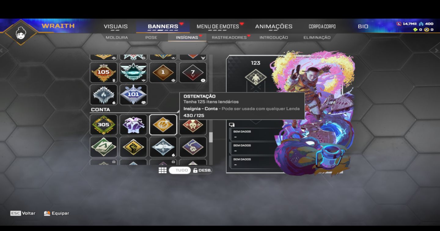 CONTA APEX LEGENDS
