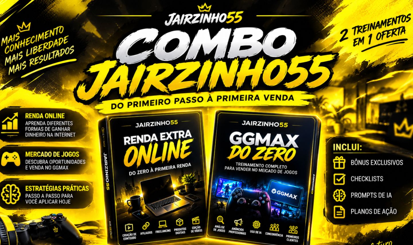 COMBO 2 EBOOKS RENDA EXTRA ONLINE + COMO NA GGMAX