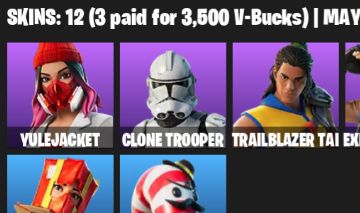 Conta Fortnite 12 Skins | Clone Trooper, Bushranger, Santa Dogg