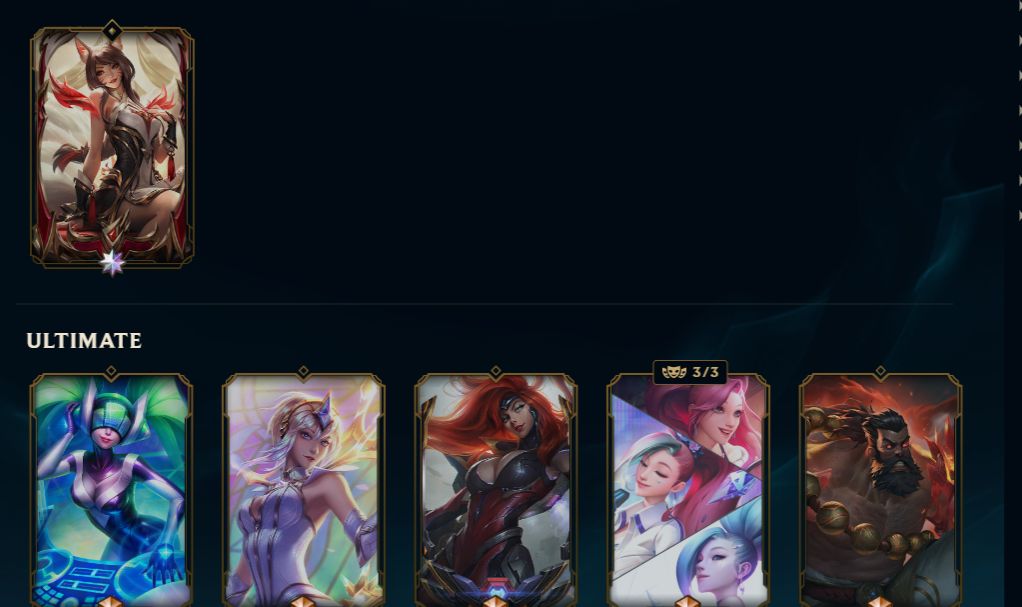 Conta do LOL com 34 Skins de Prestígio
