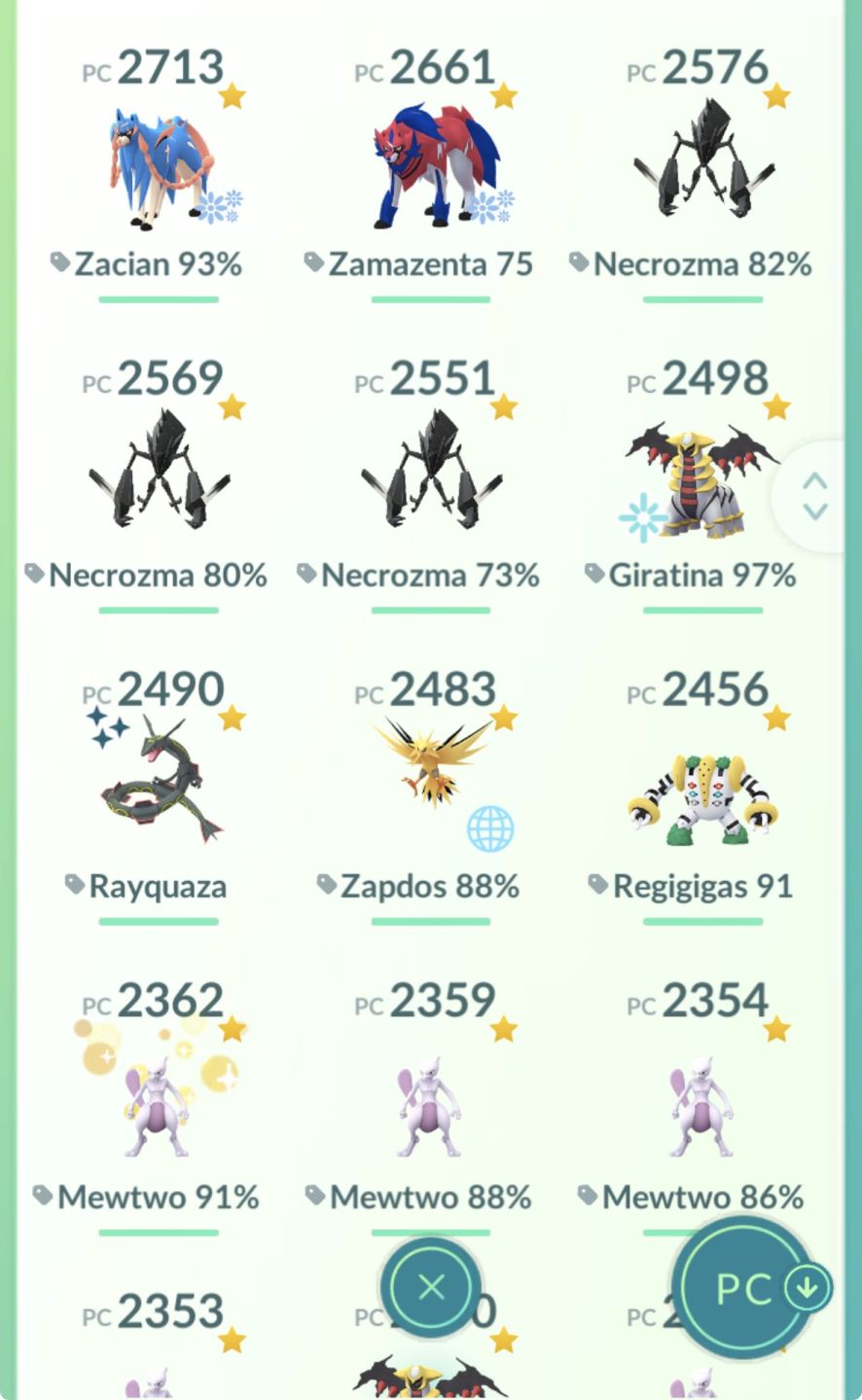 Conta pokemon go pra quem quer vários Pokémon raros