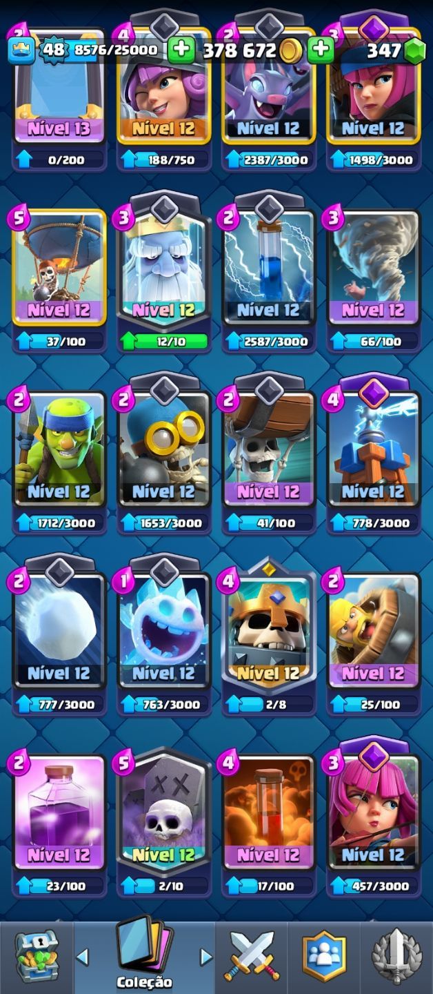 1 x Conta Clash Royale 9500 troféus