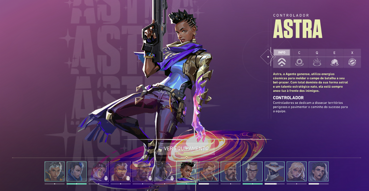 Conta Valorant com skins. Elo já foi platina e diamante.