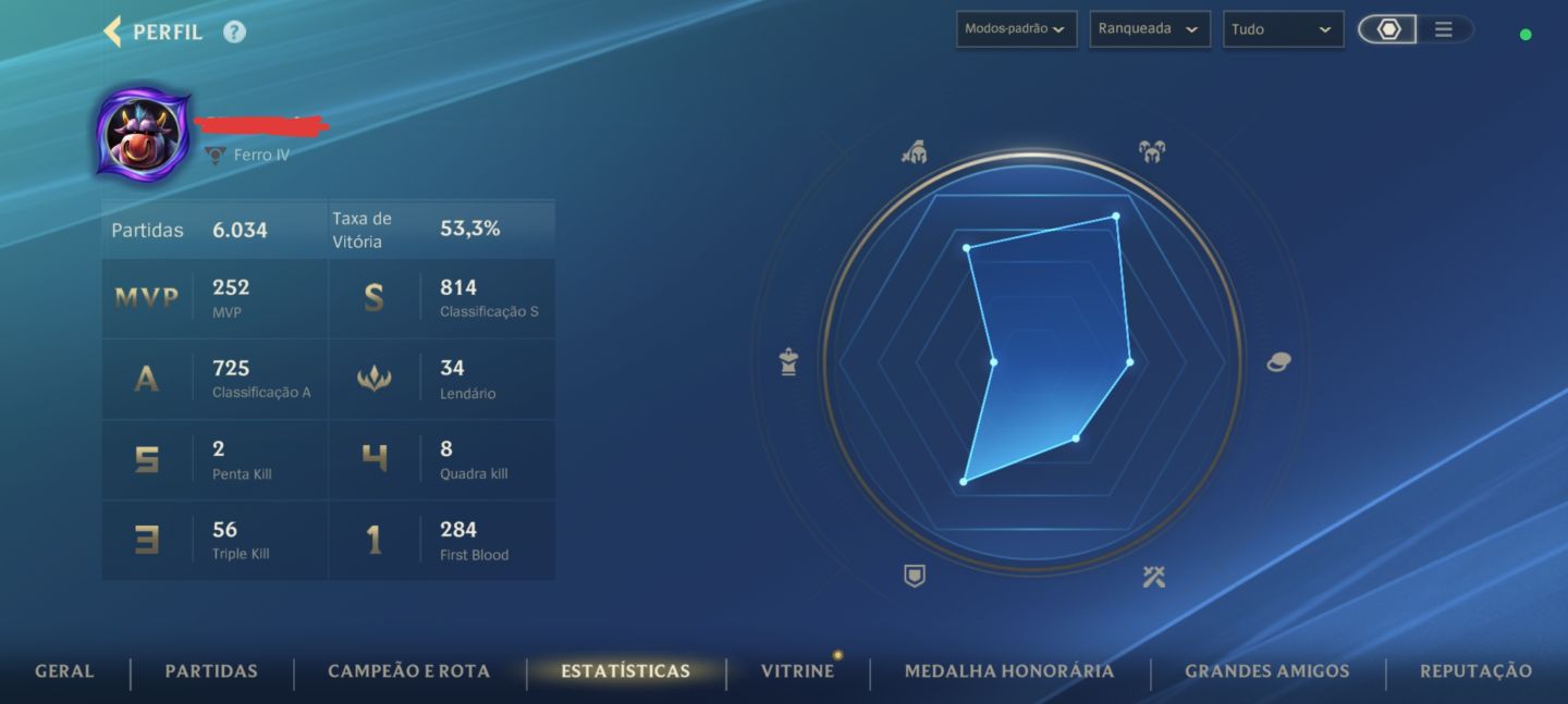 Conta ex monarca, high elo com skins raras