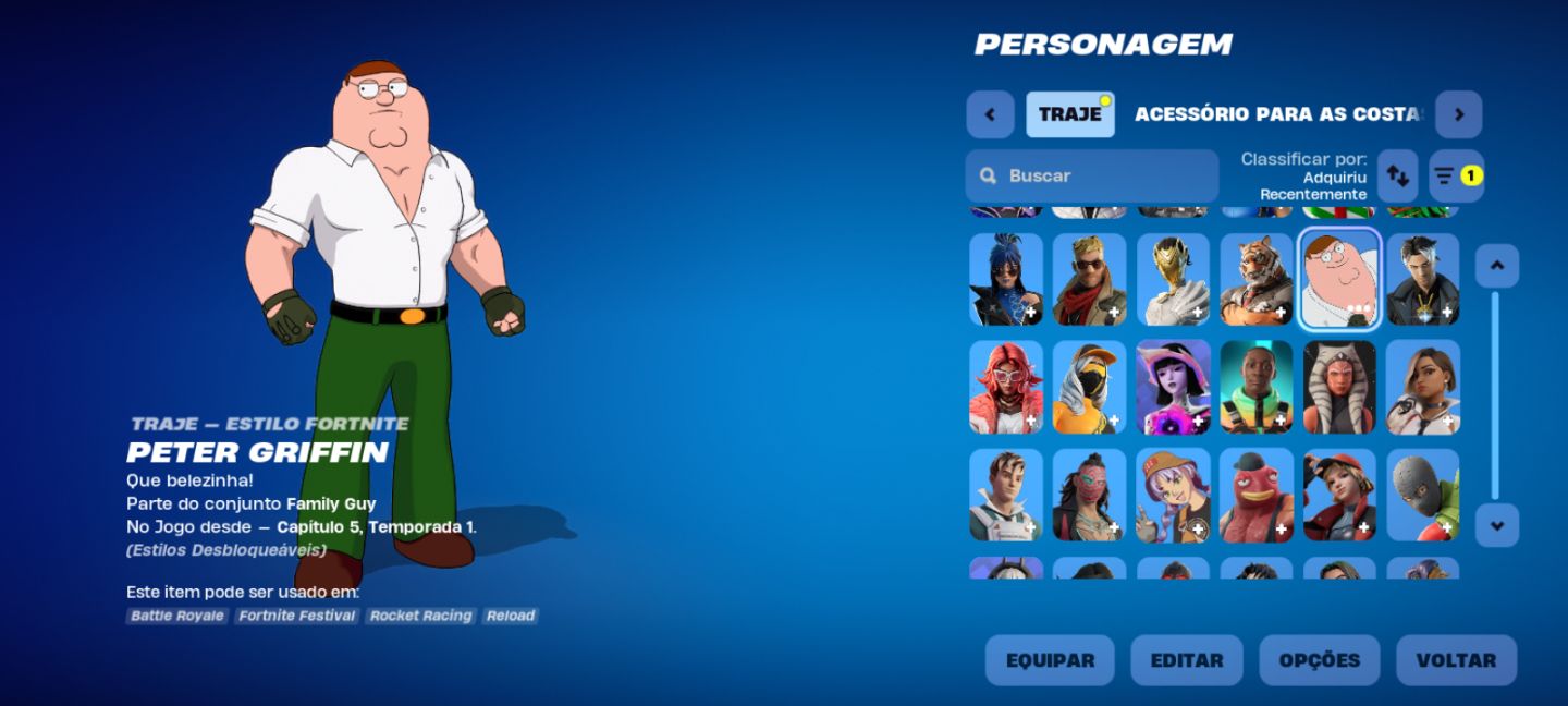 Conta epic games e fortnite com várias skins/ Power Rangers