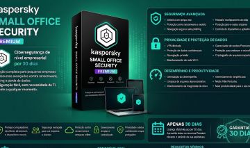 Antivirus - Kaspersky Small Office Security - ATIVAÇÂO POR CHAVE