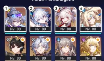 Conta Honkai Endgame Lvl 70
