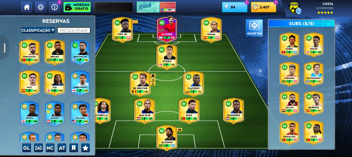 CONTA DREAM LEAGUE SOCCER PRA SAIR RAPIDO!