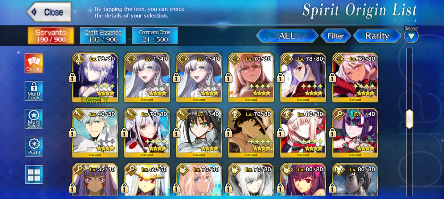 Fate Go America: Morgan, Merlin, Aesc, Jeanne Alter etc...