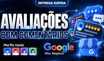 PREÇO BAIXO - Avaliações Google 5 Estrelas