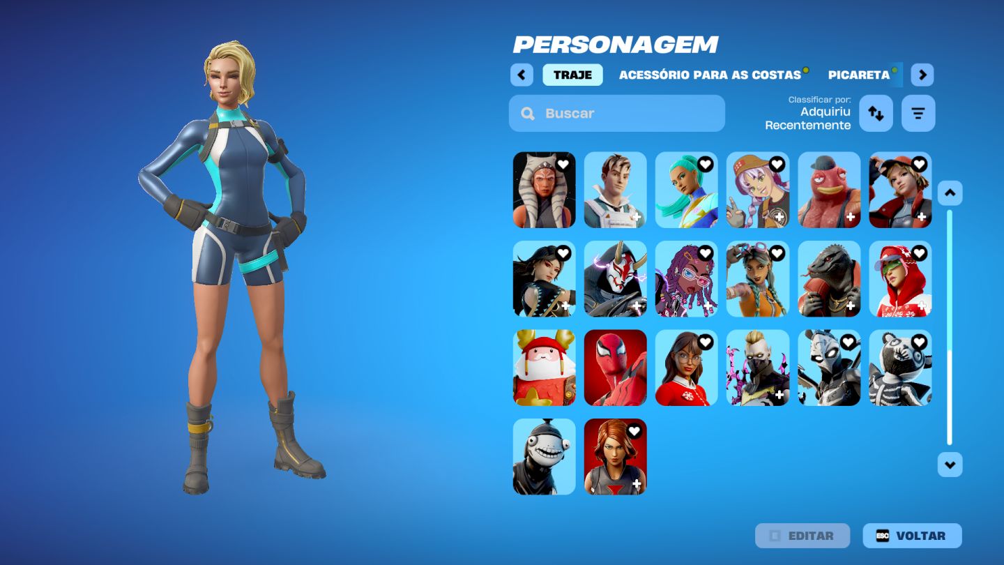 Conta Fortnite - 62 Skins | Pode Alterar E-mail e Senha, Conta negociável