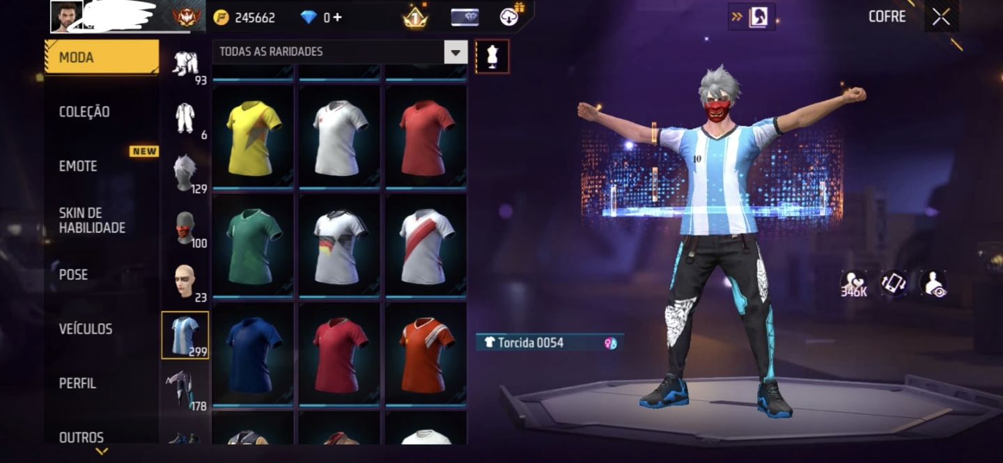 Conta de free fire antiga gemeda e varios itens antigos (PROMOÇÃO VENDA RAPIDA)