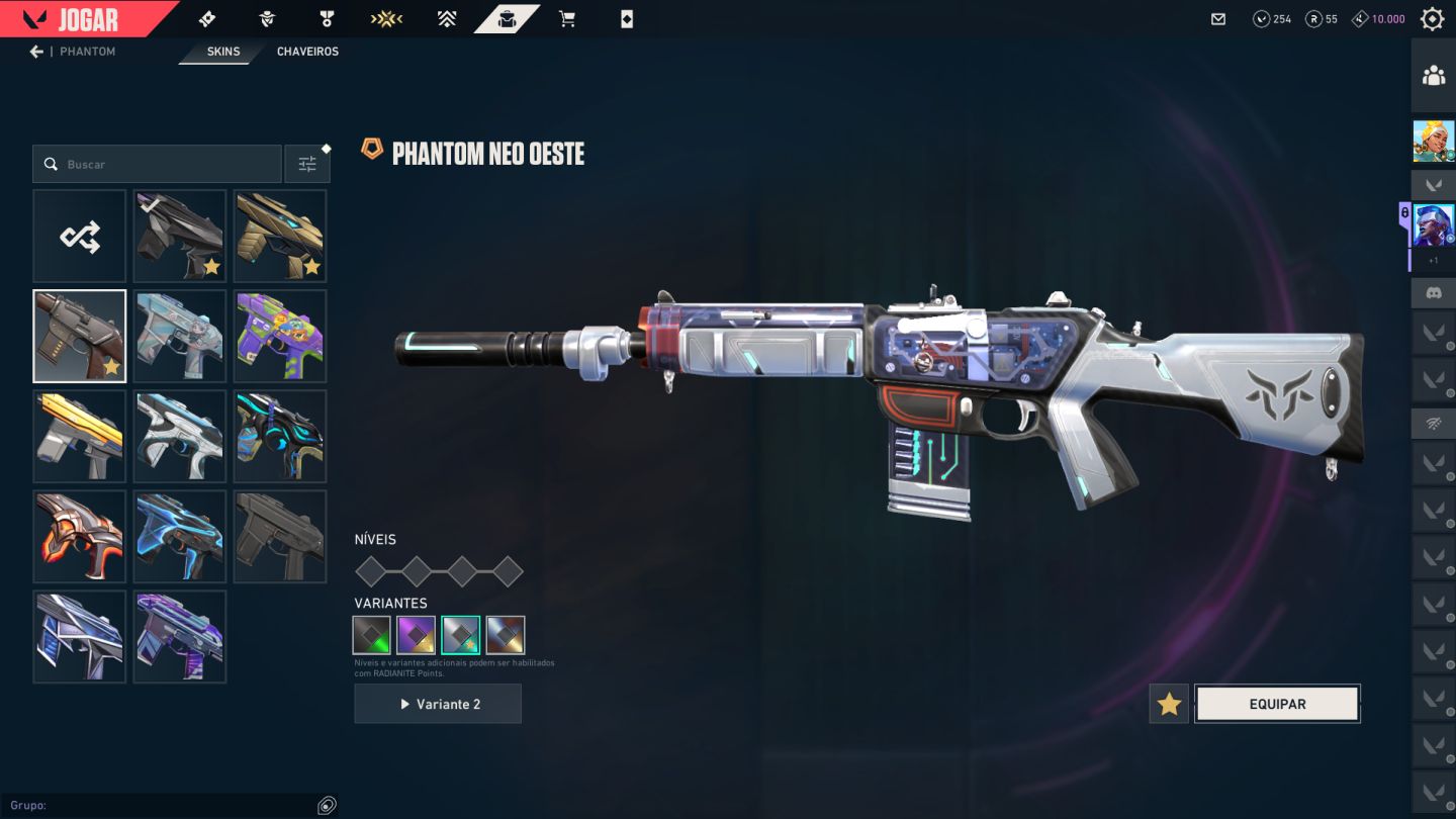 Conta boa com vários pacotes de skins, Único dono +4k gastos