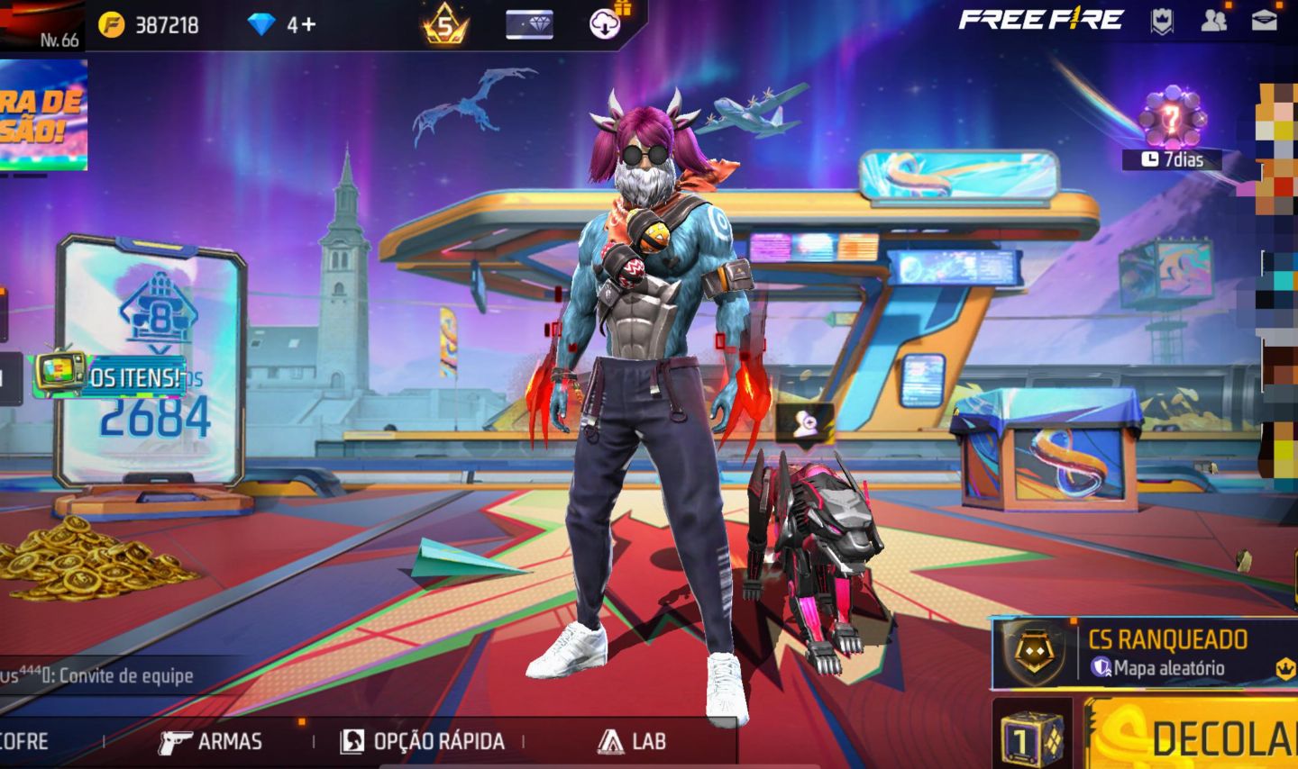 CONTA RARÍSSIMA DE FREE FIRE, 7 ANOS, ITENS RAROS E ANTIGOS, PROMOÇÃO RELÂMPAGO!