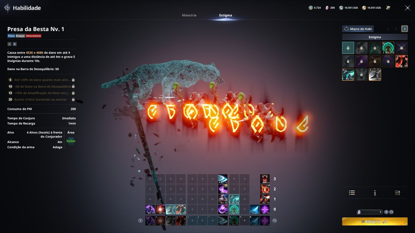 CONTA AION 2 | ASSASSINO LVL 45 (2.201 GS / 114k CP) | ISRAPHEL - TOP DMG EM DGs